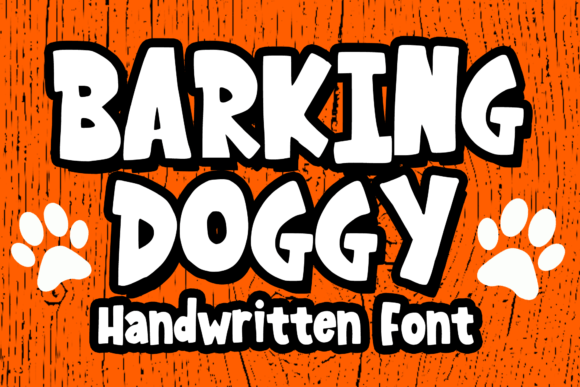 Barking Doggy: A Playful Handwritten Display Font for Editorial Design