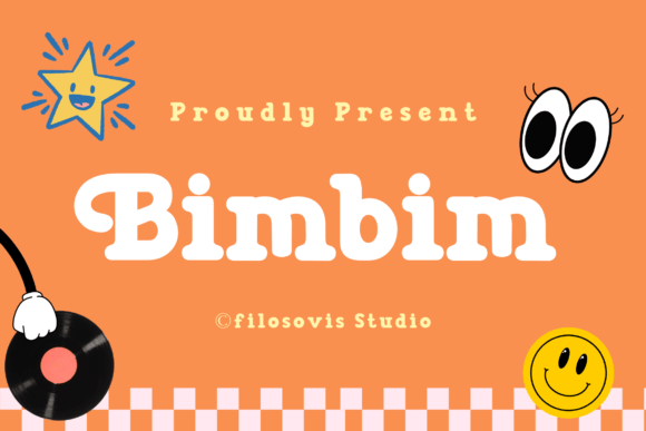 Bimbim: A Playful Display Font for Small Business Branding