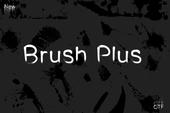 Brush Plus: A Handwritten Display Font for Editorial Design