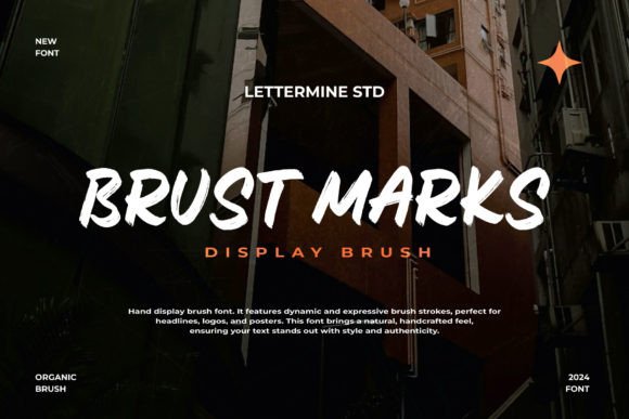 Brust Marks: A Dynamic Display Font for Editorial Design