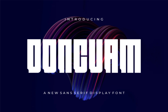 Doncuam: The Bold Display Font for Modern Campaigns