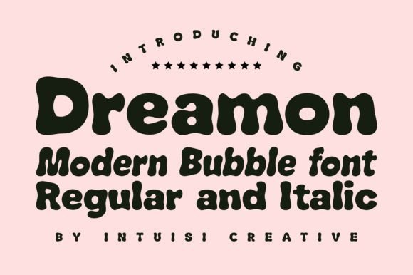 Dreamon: A Bold Bubble Style Font for Standout Branding