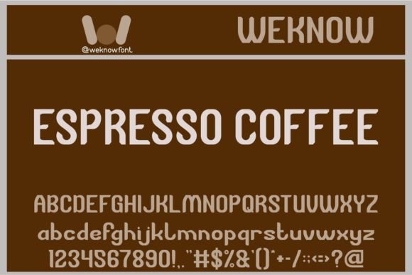 Espresso Coffee: A Premium Display Font for Bold Campaigns
