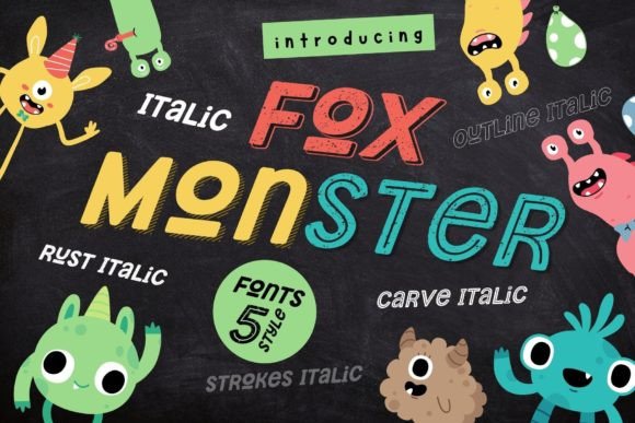 Fox Monster: The Energetic Display Font for Handmade Brands