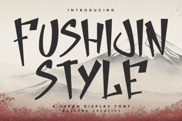 Fushijin: A Japanese Brush Font for Authentic Handmade Brands