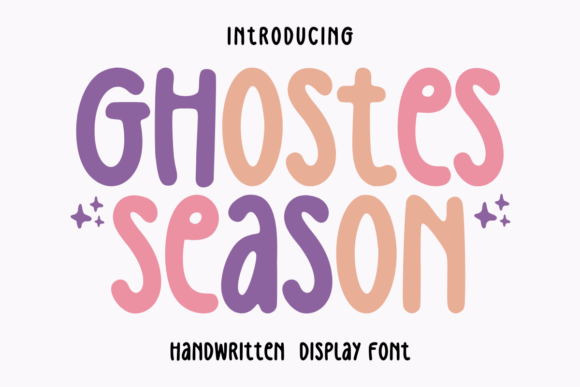Ghostes Season: The Perfect Display Font for Festive Crafts