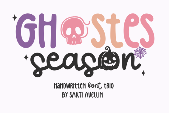 Ghostes Season Trio: The Eerie Handwritten Typeface for Scroll-Stopping Campaigns