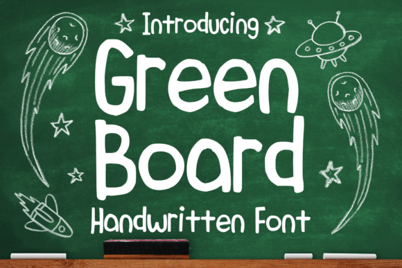 Green Board: The Playful Display Font for Handmade Creators