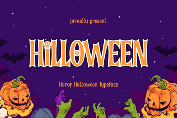 Hilloween: The Spooky Display Font for Creative Makers