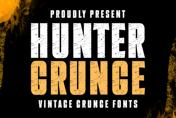 Hunter Grunge: A Unique Display Typeface for Bold Branding