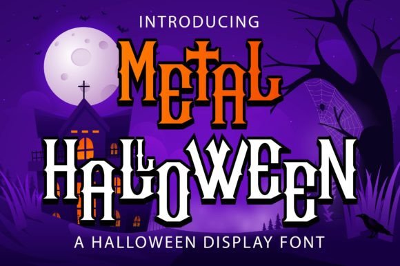 Metal Halloween: The Spooky Display Font for Bold Branding