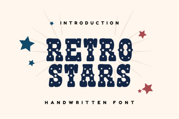 Retro Stars: The Handwritten Display Font for Campaigns That Stand Out