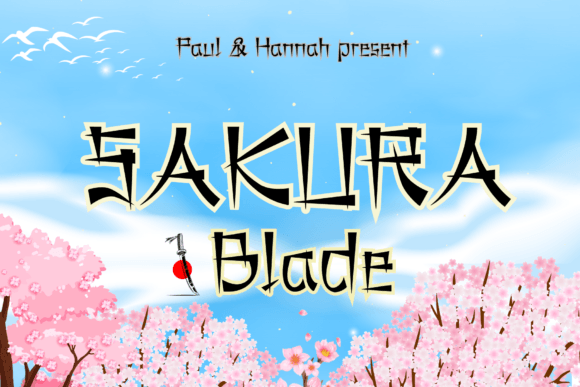 Sakura Blade: The Premium Display Typeface for Bold Campaigns