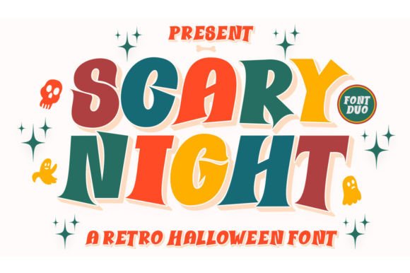 Scary Night Duo: The Premium Display Font for Spooky Brand Campaigns
