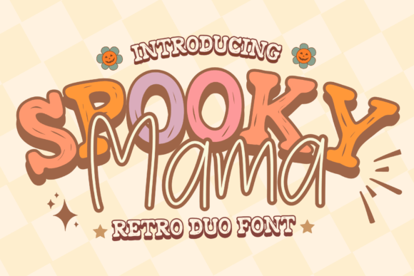 Spooky Mama: A Retro Duo Typeface for Modern Digital Brands