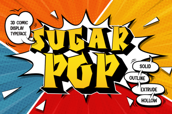 Sugar Pop: The Dynamic Display Font for Engaging Editorial Design