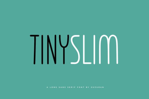 Tinyslim: A Fresh Display Typeface for Creative Product Design