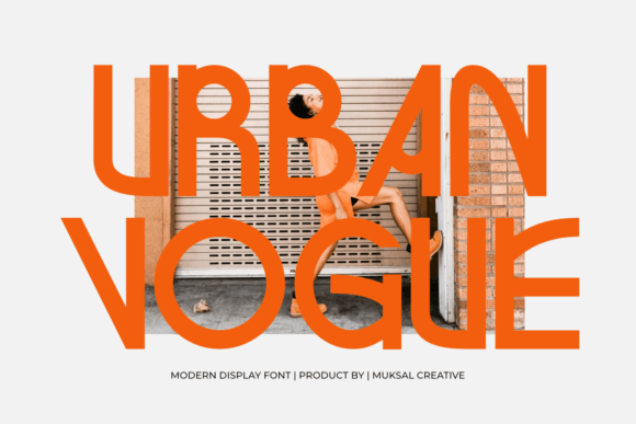 Urban Vogue: The Modern Display Font for Chic Design