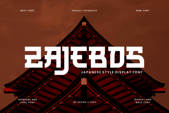 Zajebos: The Modern Display Font for Polished Branding